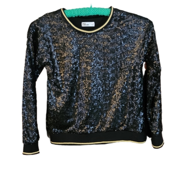 EPIC  THREADS BIG GIRL DESIGNER SEQUINS  SWEATER SIZE S - Picture 2 of 4